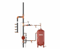 Deluge Foam/Water System Supplied by Bladder Tank